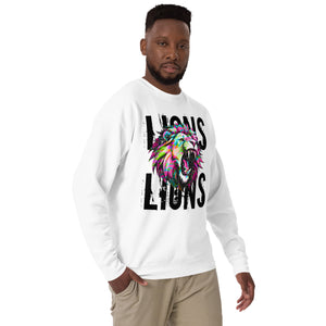 Lions Lions Unisex Premium Sweatshirt-Phoenix Styles