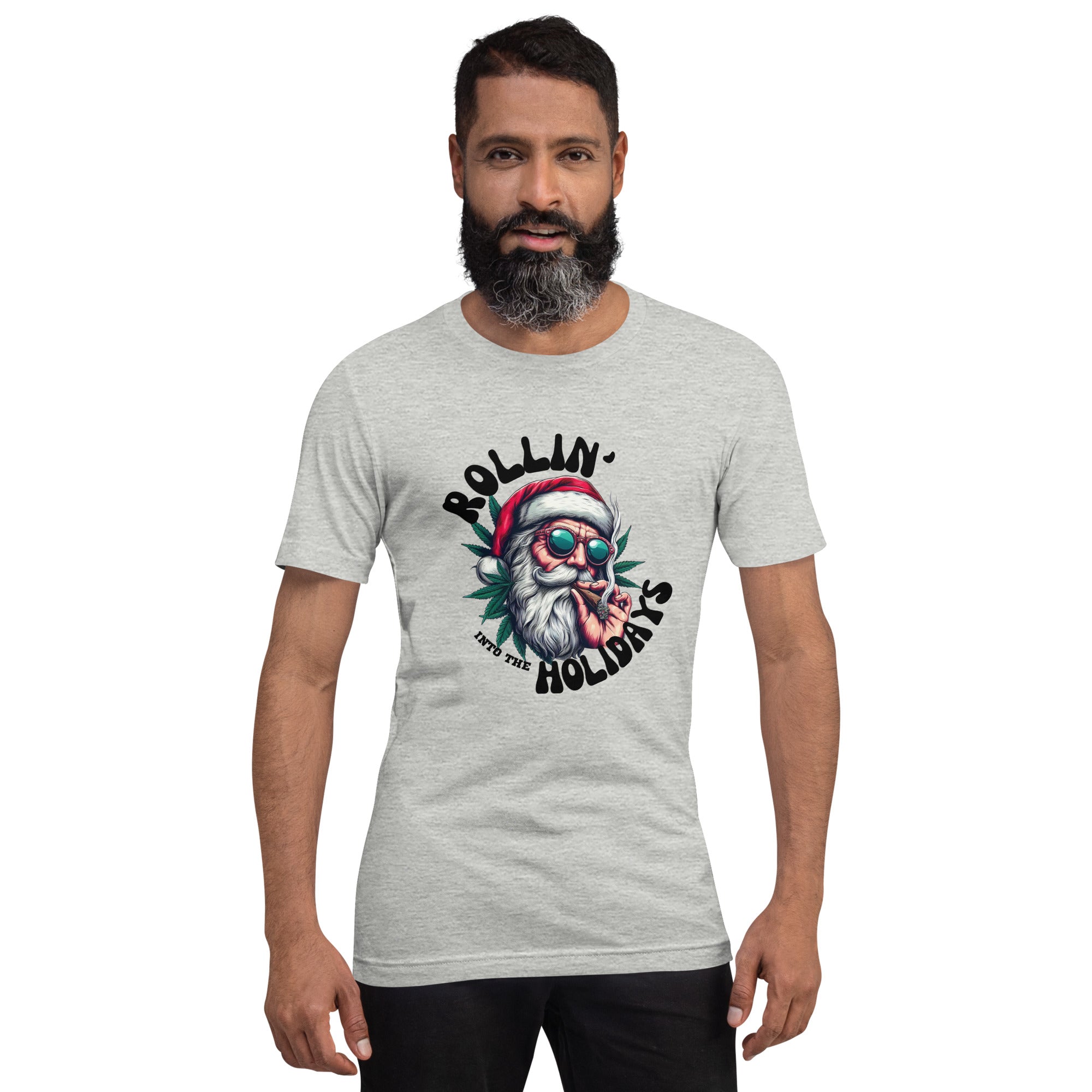 Rollin Into The Hoslidays Unisex t-shirt-Phoenix Styles