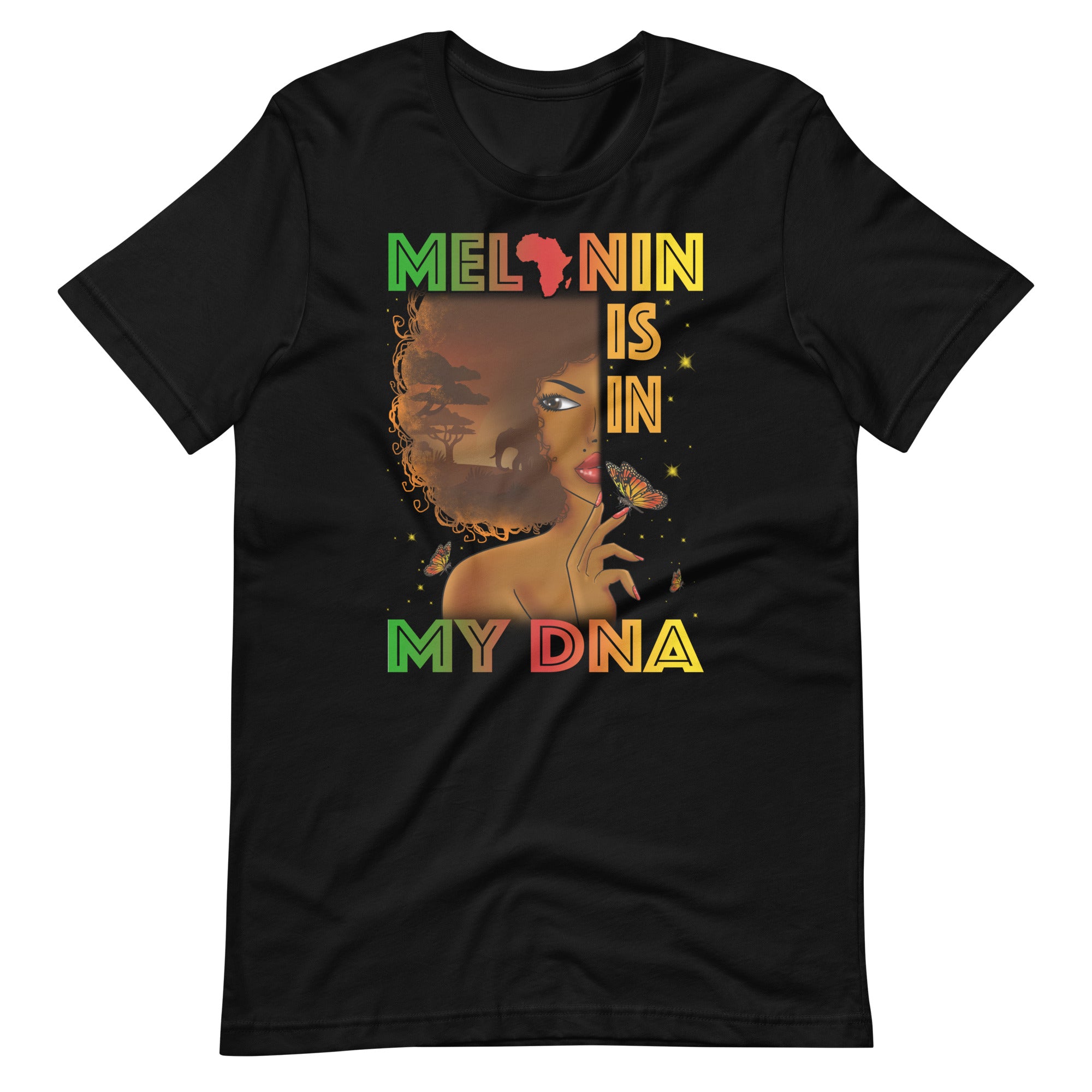 Melanin Is In My DNA t-shirt-Phoenix Styles