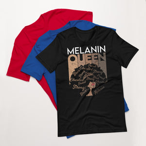 Melanin Queen t-shirt-Phoenix Styles