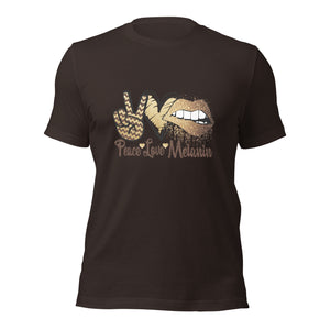 Peace Love Melanin t-shirt-Phoenix Styles