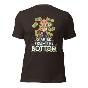 Started from the Bottom Unisex t-shirt-Phoenix Styles