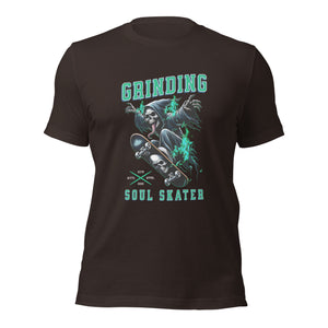 Grim-reaper-playing-skateboard t-shirt-Phoenix Styles