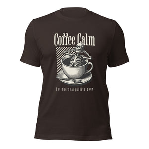 Skeleton-relax-in-coffee-cup t-shirt-Phoenix Styles