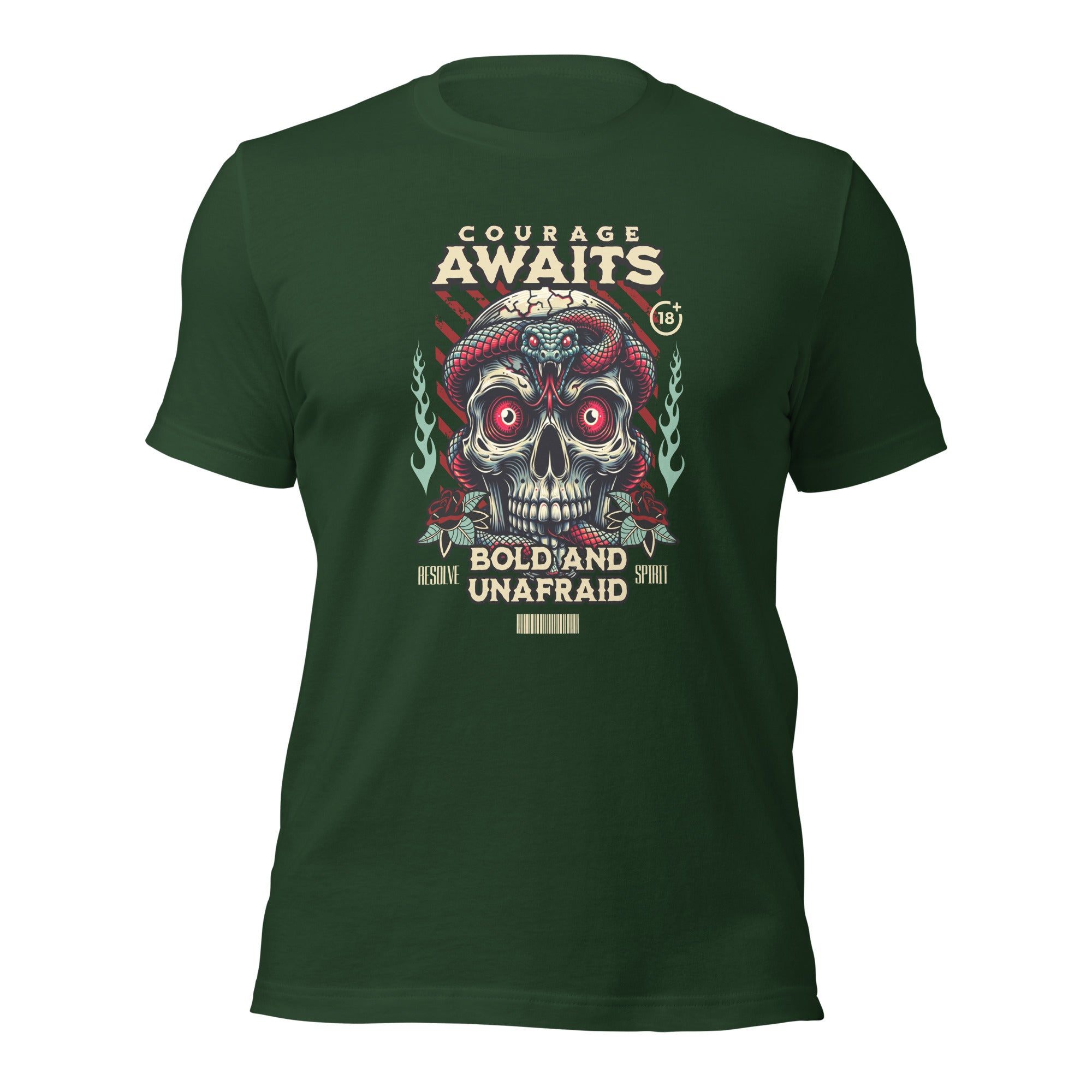 Courage Awaits t-shirt-Phoenix Styles