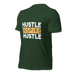 Hustle Inspire Hustle Unisex t-shirt-Phoenix Styles