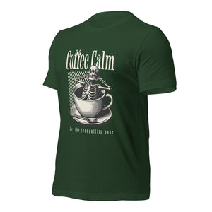 Skeleton-relax-in-coffee-cup t-shirt-Phoenix Styles