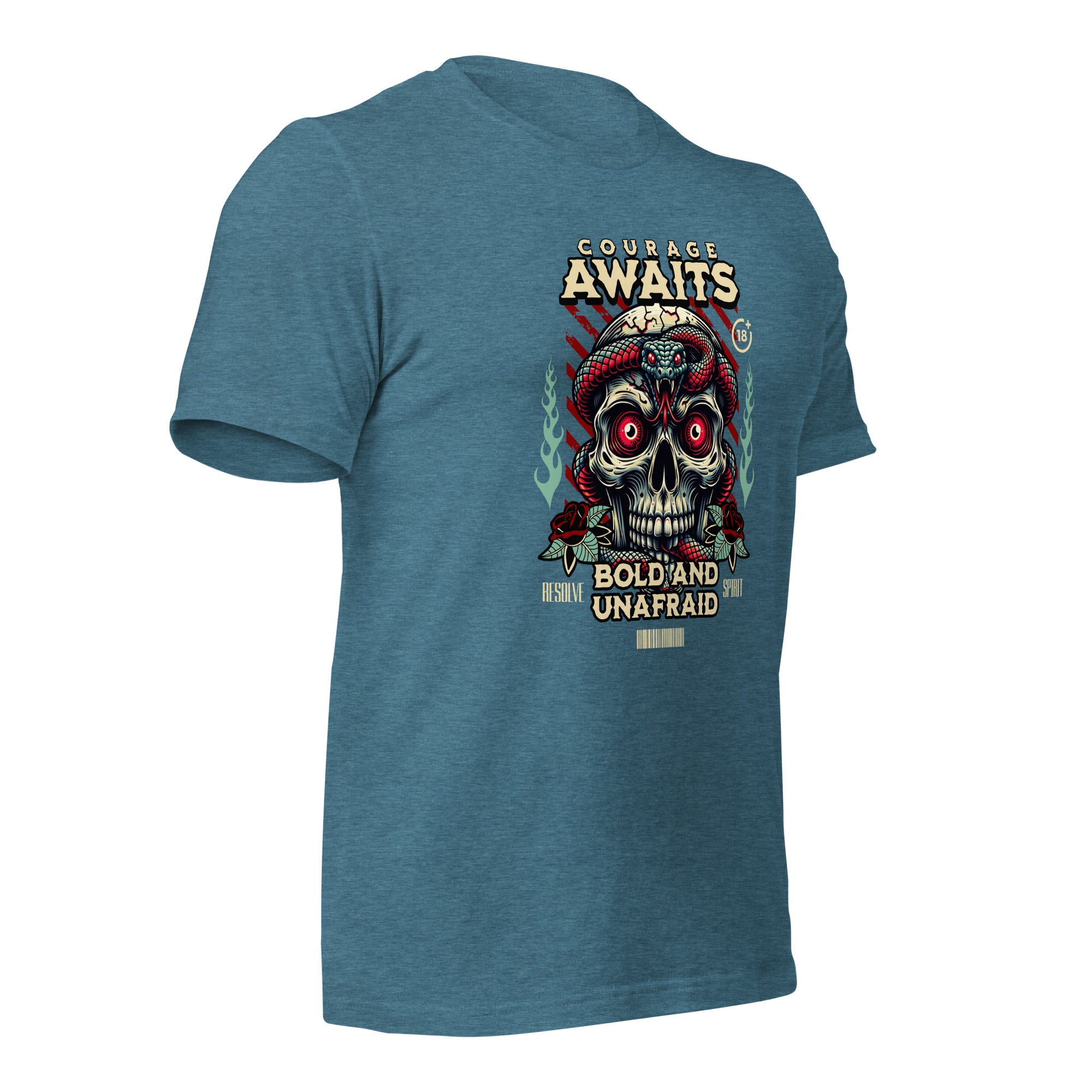 Courage Awaits t-shirt-Phoenix Styles