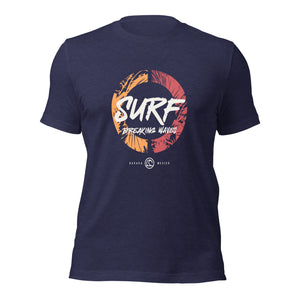 Surf Breaking Waves t-shirt-Phoenix Styles