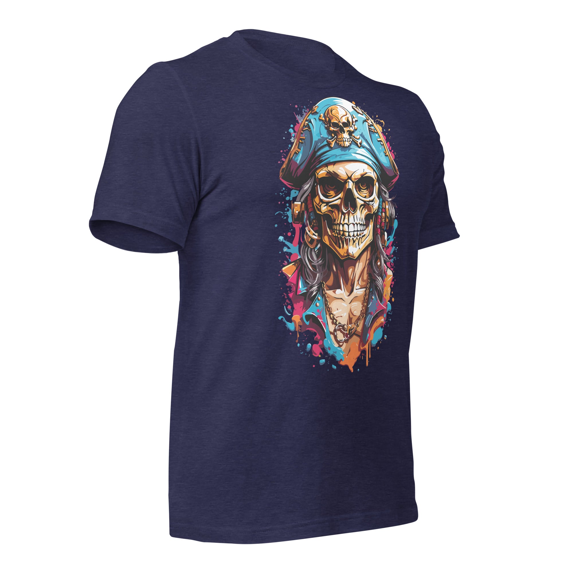 Paint Splash Skull t-shirt-Phoenix Styles