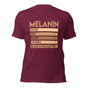 Melanin Gives You Super Powers t-shirt-Phoenix Styles