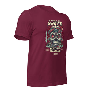 Courage Awaits t-shirt-Phoenix Styles