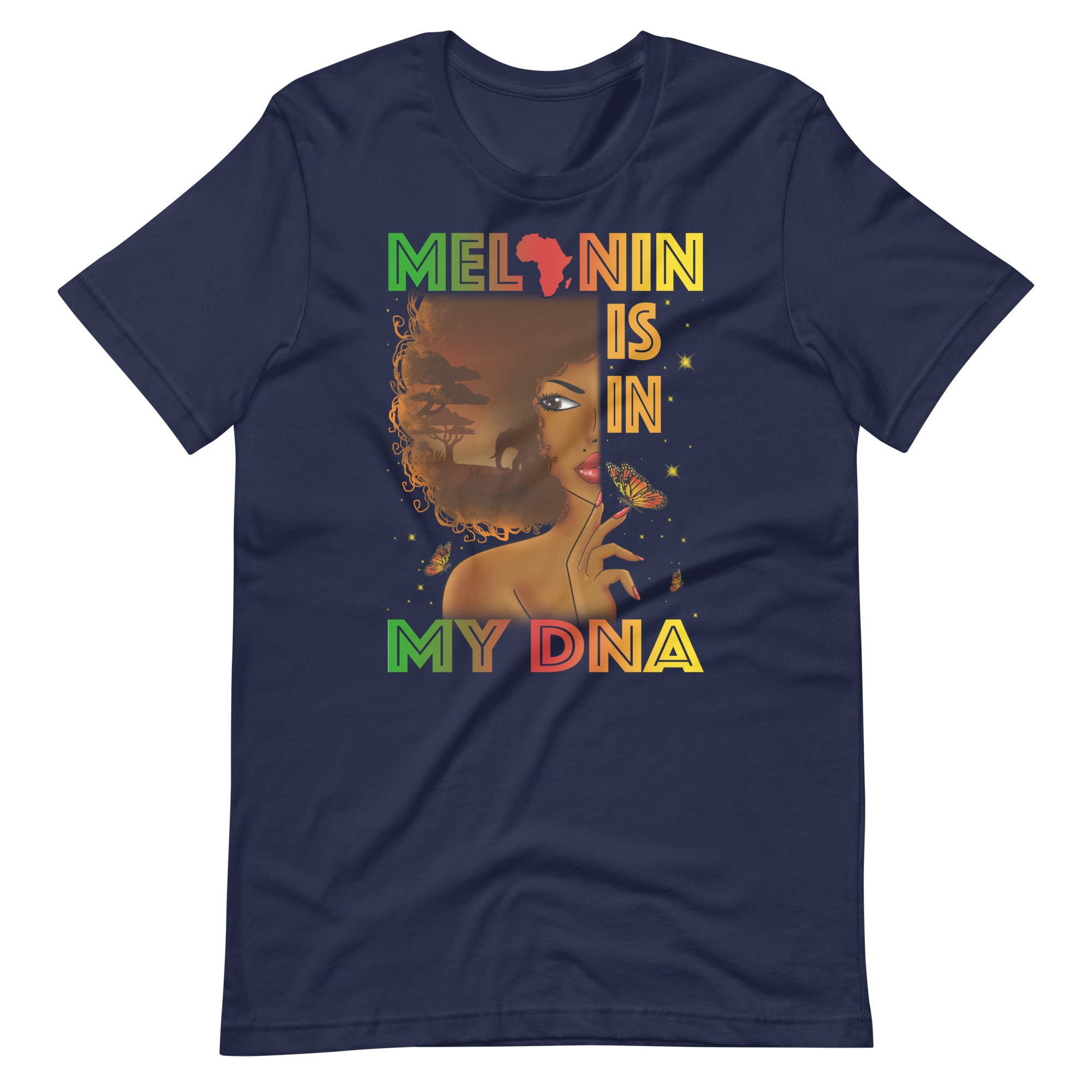 Melanin Is In My DNA t-shirt-Phoenix Styles