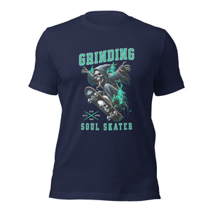 Grim-reaper-playing-skateboard t-shirt-Phoenix Styles