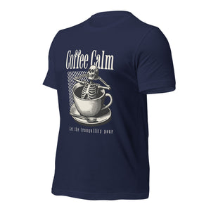 Skeleton-relax-in-coffee-cup t-shirt-Phoenix Styles