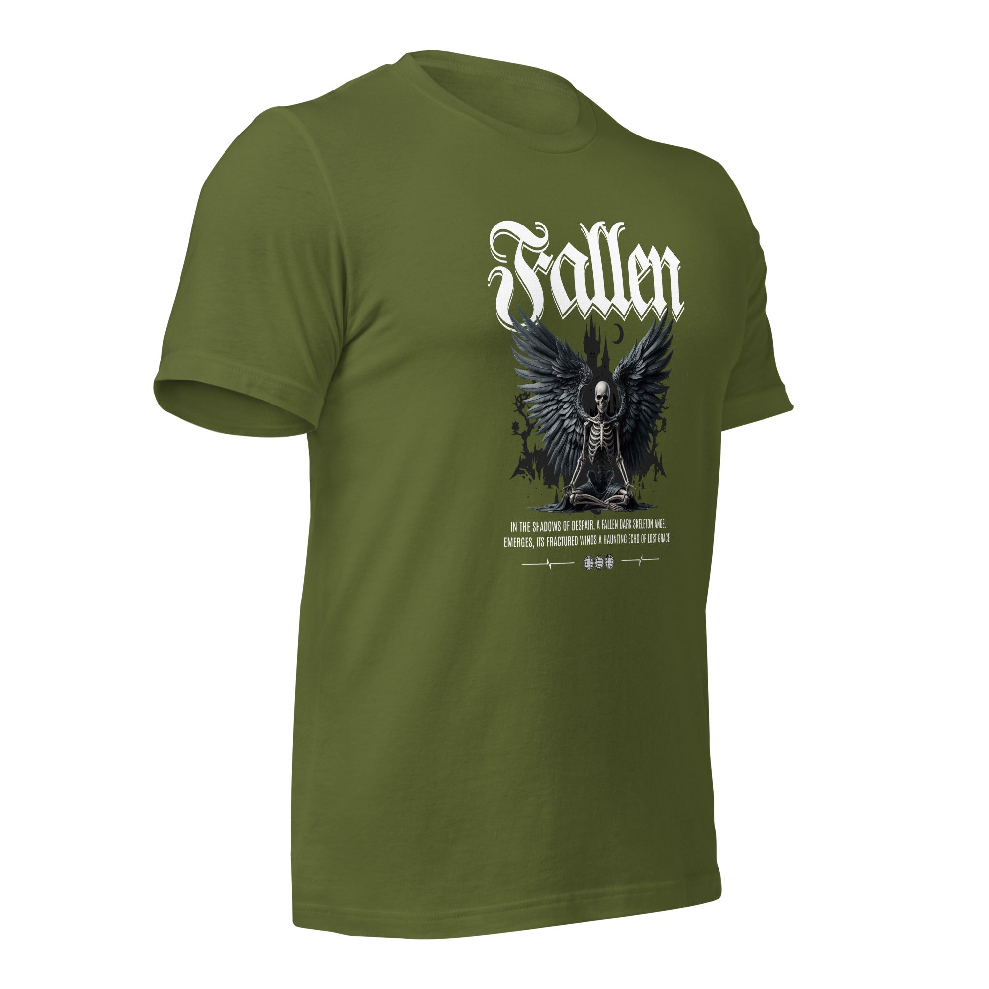 Fallen Skeleton t-shirt-Phoenix Styles