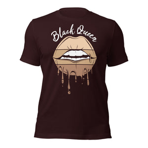 Black Queen Drip Drip t-shirt-Phoenix Styles