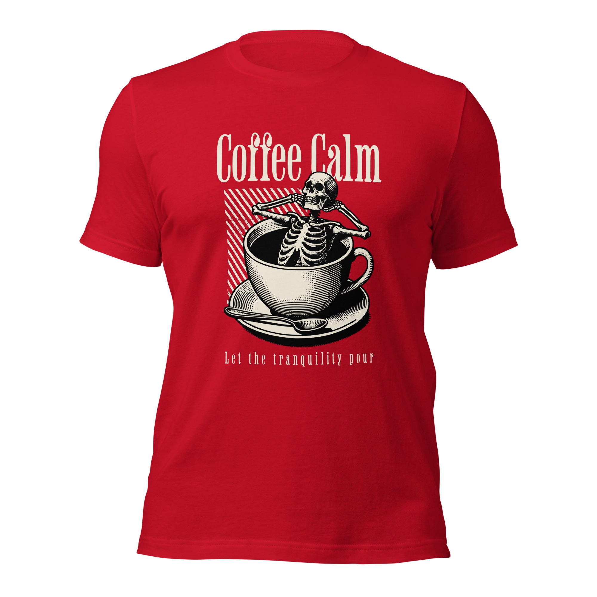 Skeleton-relax-in-coffee-cup t-shirt-Phoenix Styles