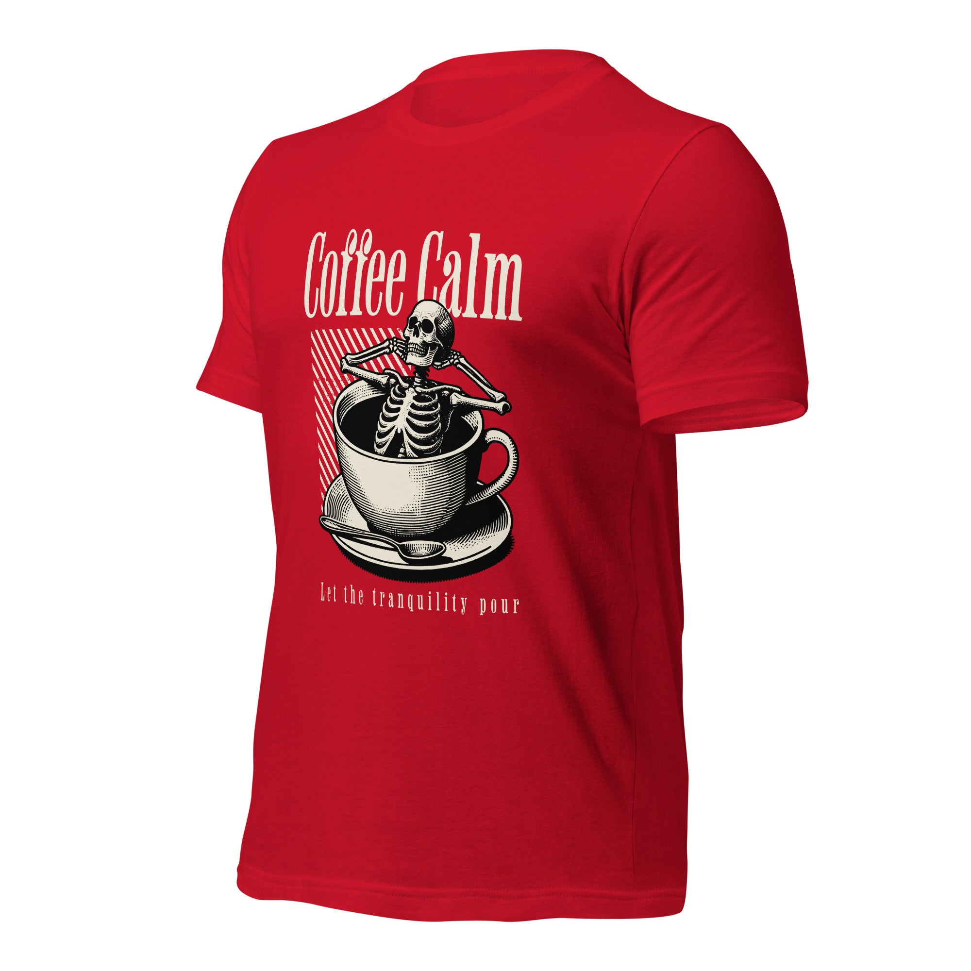 Skeleton-relax-in-coffee-cup t-shirt-Phoenix Styles