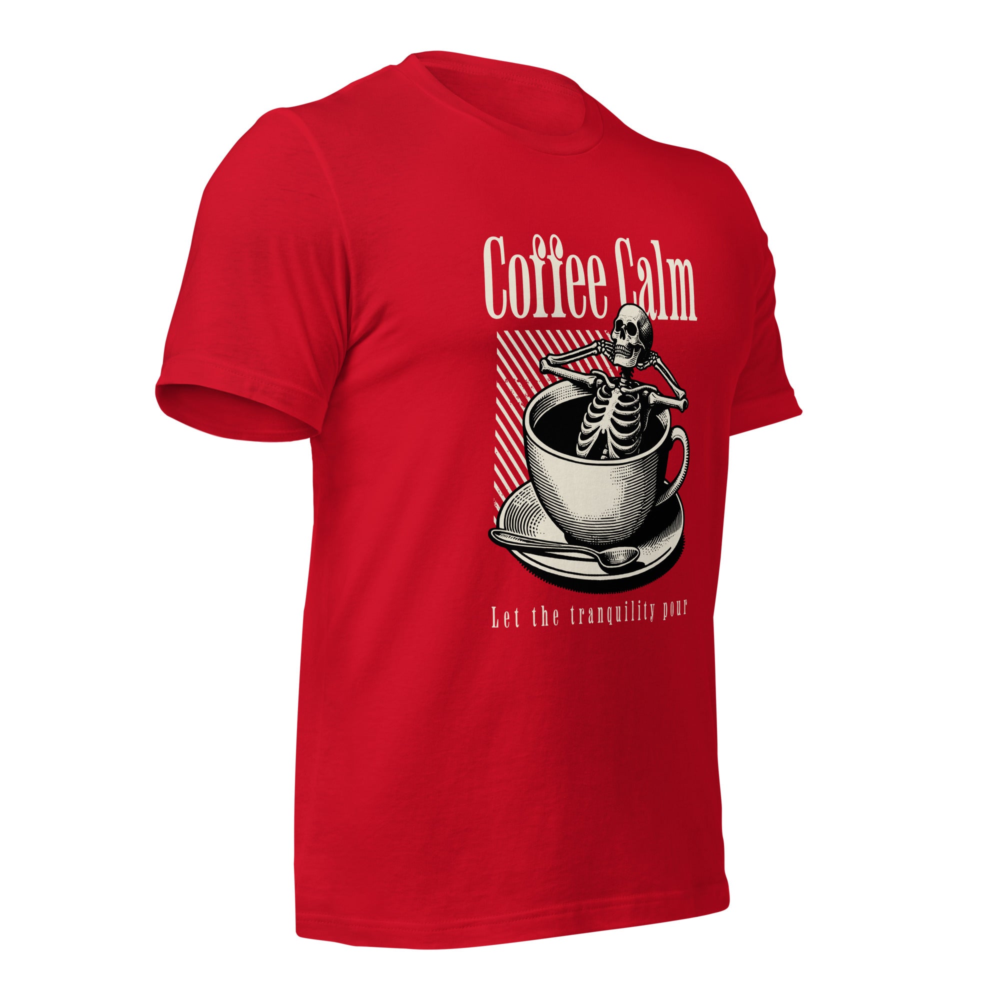 Skeleton-relax-in-coffee-cup t-shirt-Phoenix Styles