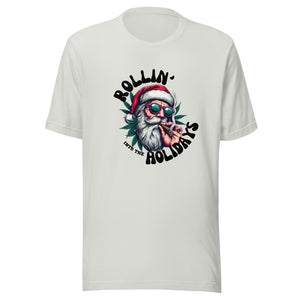 Rollin Into The Hoslidays Unisex t-shirt-Phoenix Styles