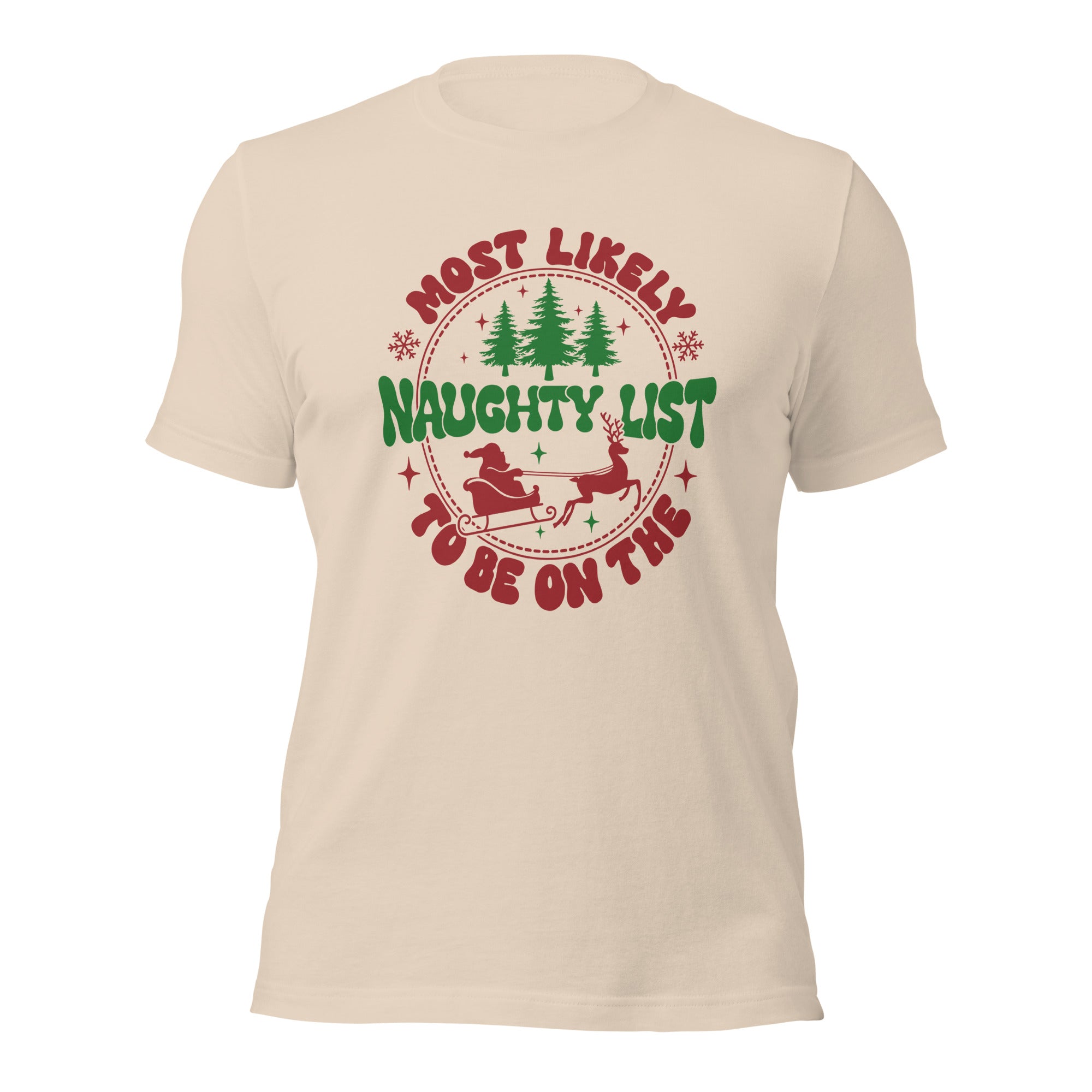 Most Likely to be on the Naughty List t-shirt-Phoenix Styles