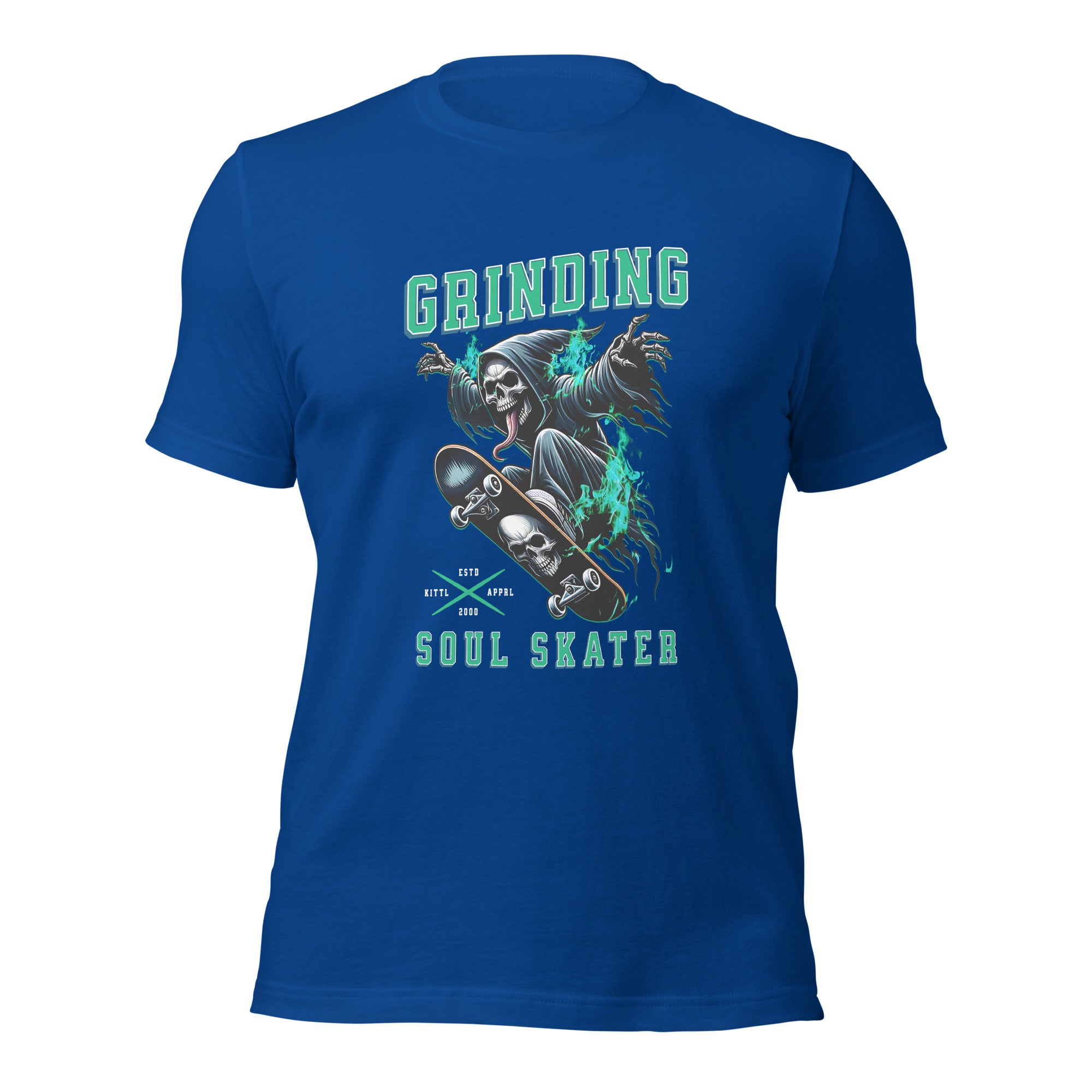 Grim-reaper-playing-skateboard t-shirt-Phoenix Styles