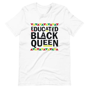 Educated Black Queen t-shirt-Phoenix Styles