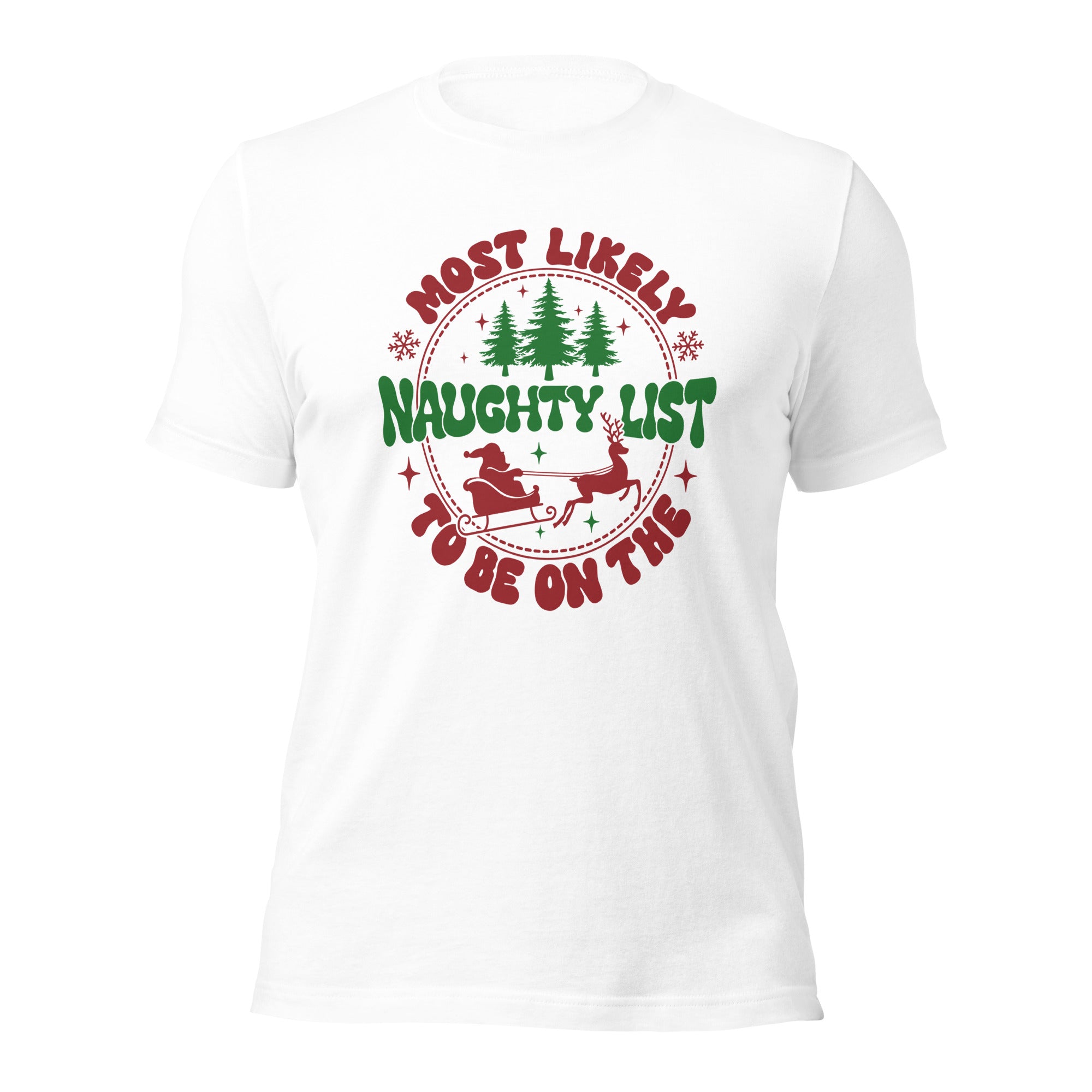 Most Likely to be on the Naughty List t-shirt-Phoenix Styles