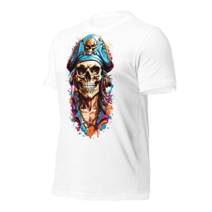 Paint Splash Skull t-shirt-Phoenix Styles