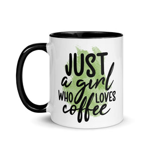 Just A Girl Who Loves Coffee Mug-Phoenix Styles