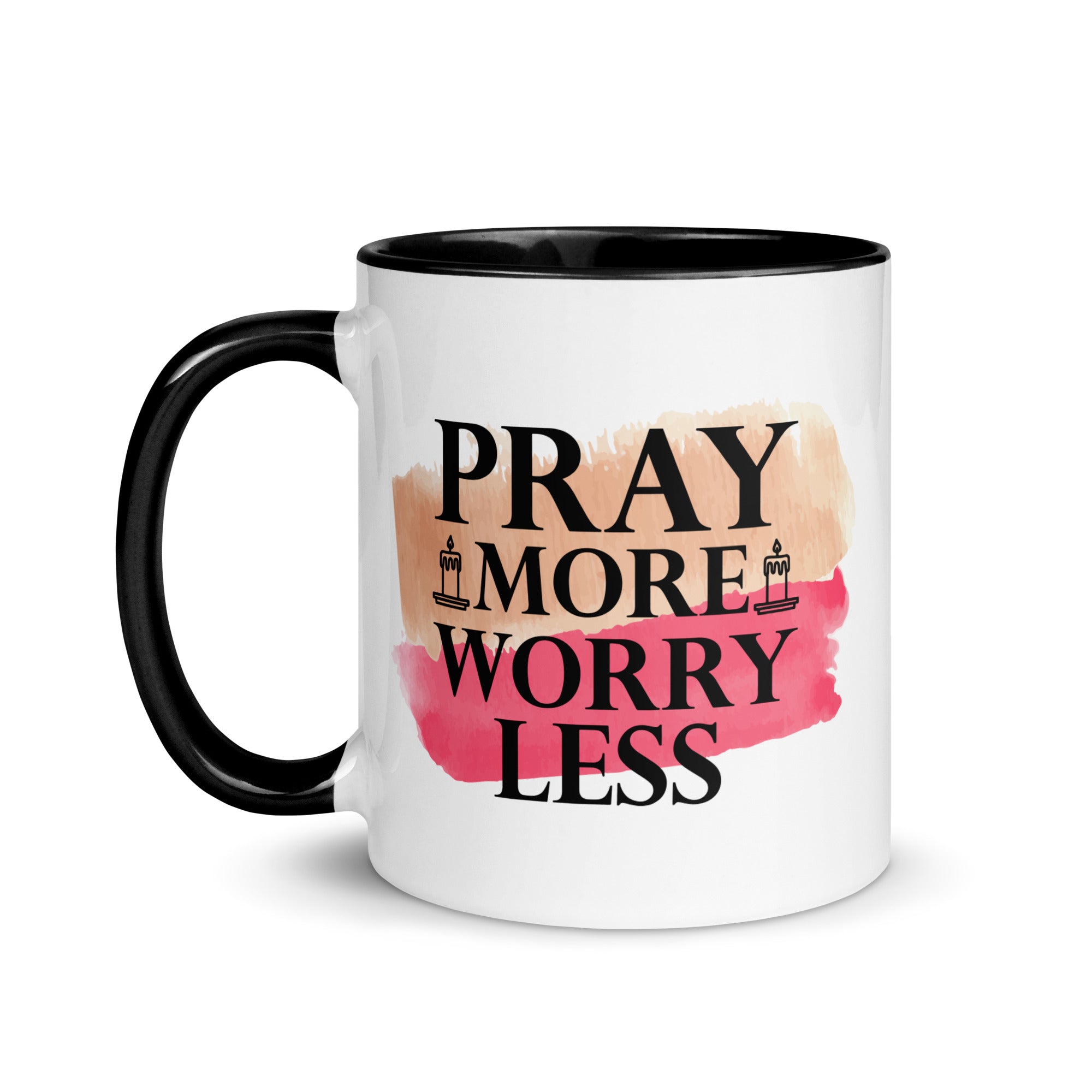 Pray More Worry Less Mug-Phoenix Styles