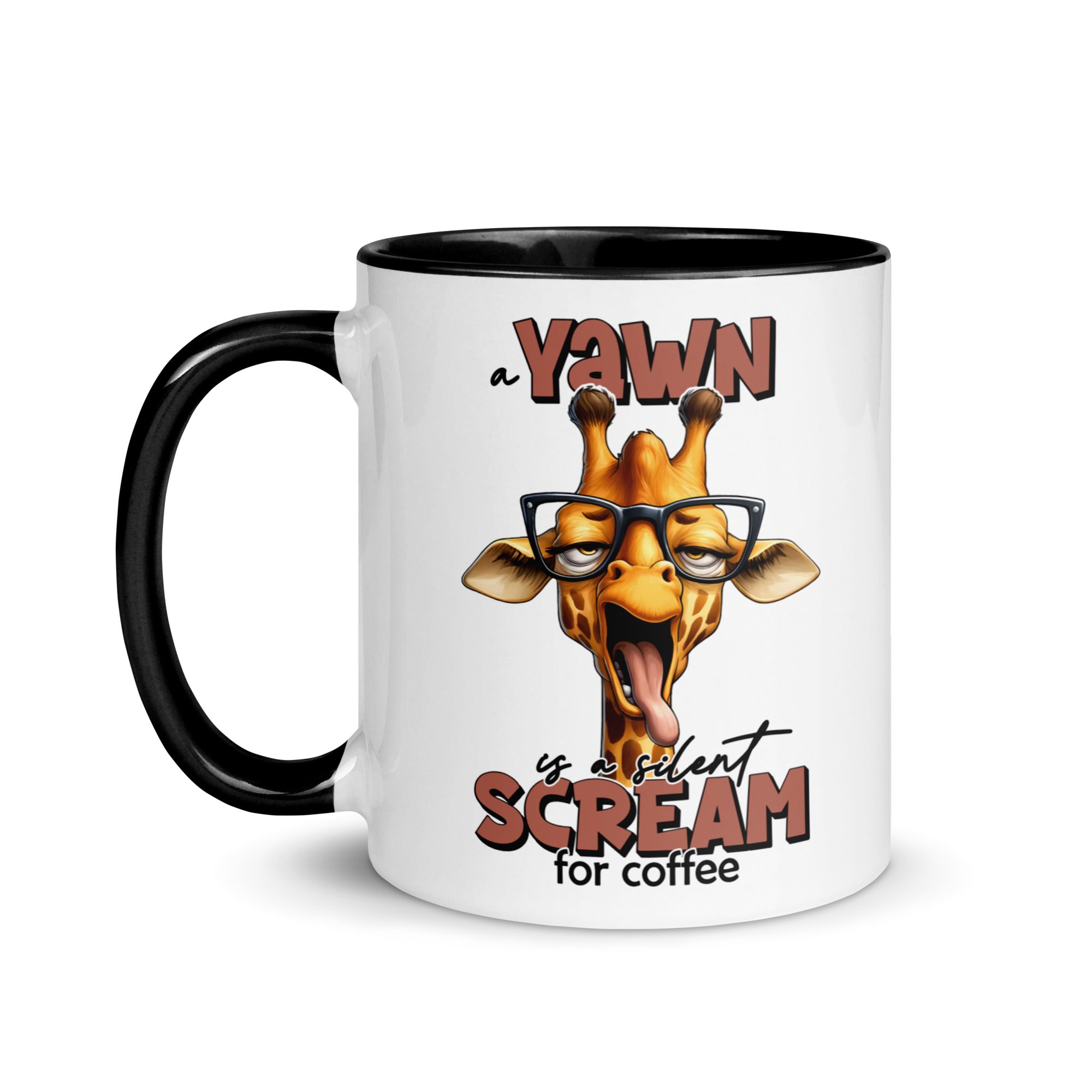 Yawn is a Silent Scream for Coffee Mug-Phoenix Styles