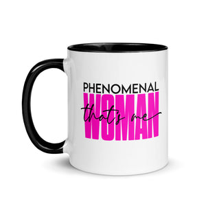 Phenomenal Woman Mug with Color Inside-Phoenix Styles