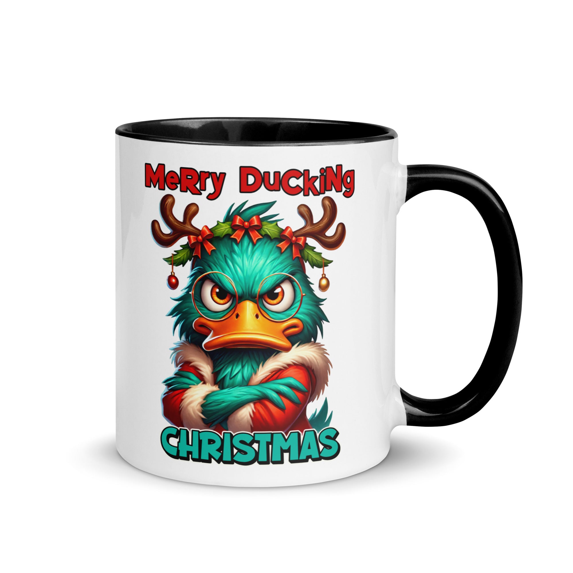 Merry Ducking Christmas Mug-Phoenix Styles