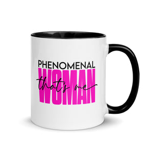 Phenomenal Woman Mug with Color Inside-Phoenix Styles