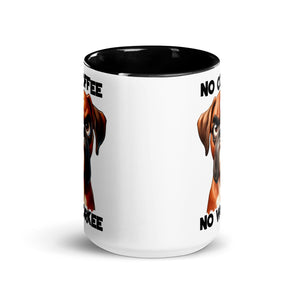 No Coffee No Workee- Bull Dog Mug-Phoenix Styles