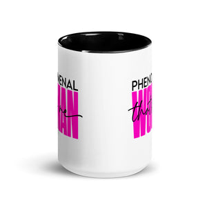 Phenomenal Woman Mug with Color Inside-Phoenix Styles