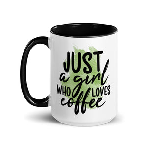 Just A Girl Who Loves Coffee Mug-Phoenix Styles