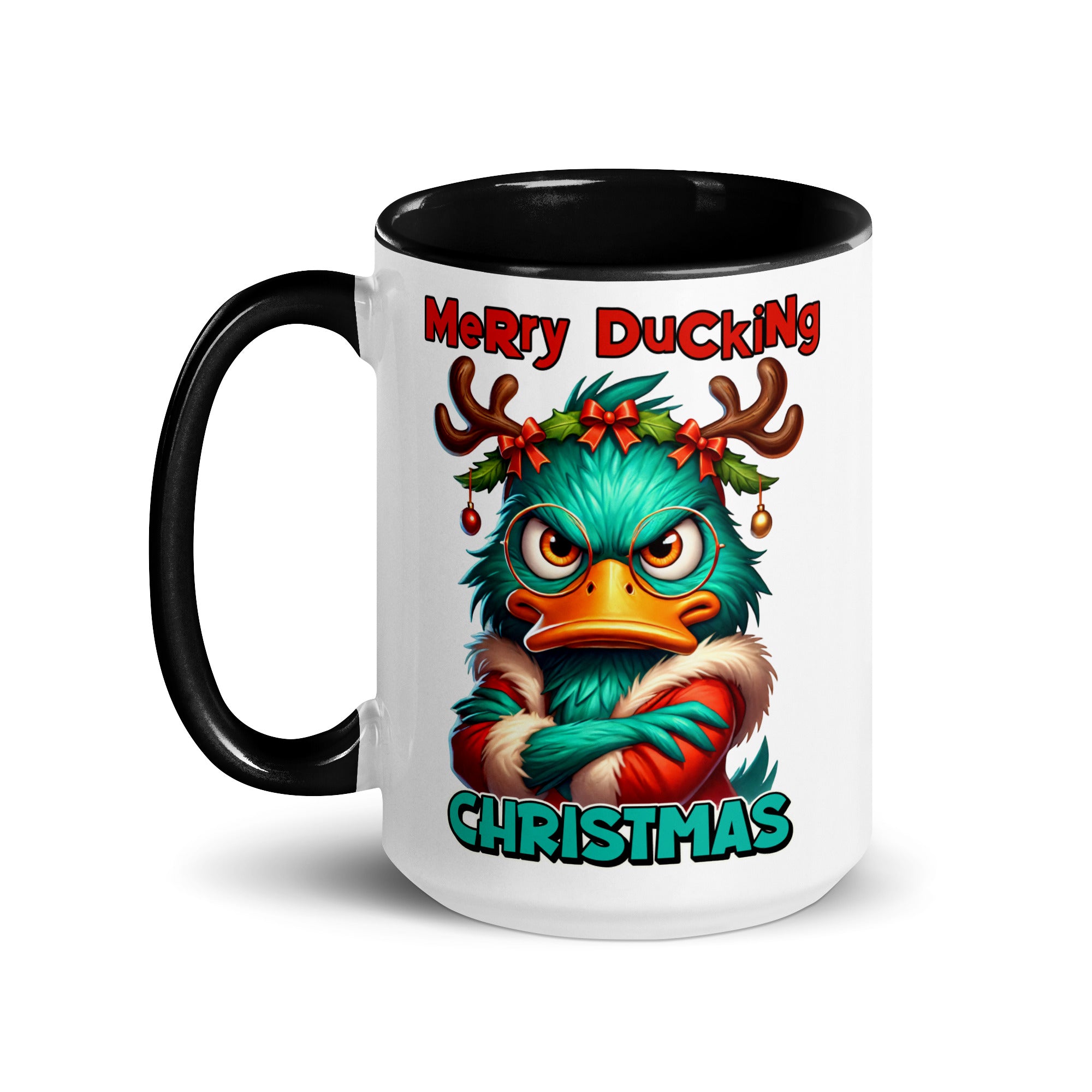 Merry Ducking Christmas Mug-Phoenix Styles