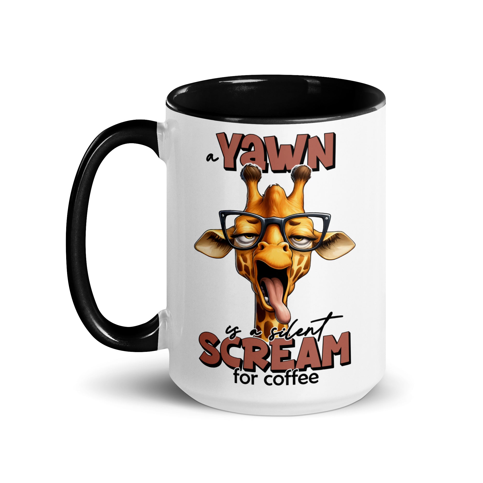 Yawn is a Silent Scream for Coffee Mug-Phoenix Styles