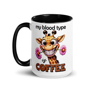 Blood Type is Coffee Mug-Phoenix Styles