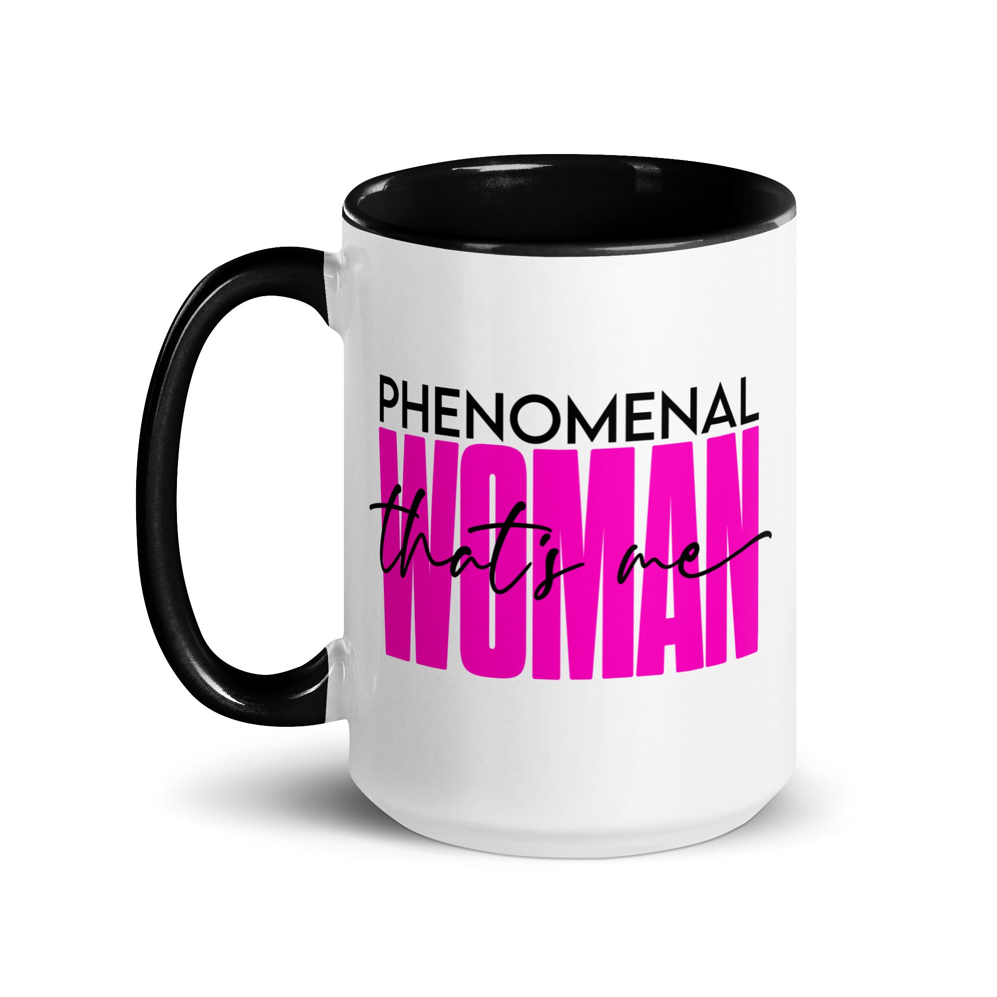 Phenomenal Woman Mug with Color Inside-Phoenix Styles