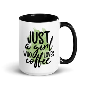 Just A Girl Who Loves Coffee Mug-Phoenix Styles