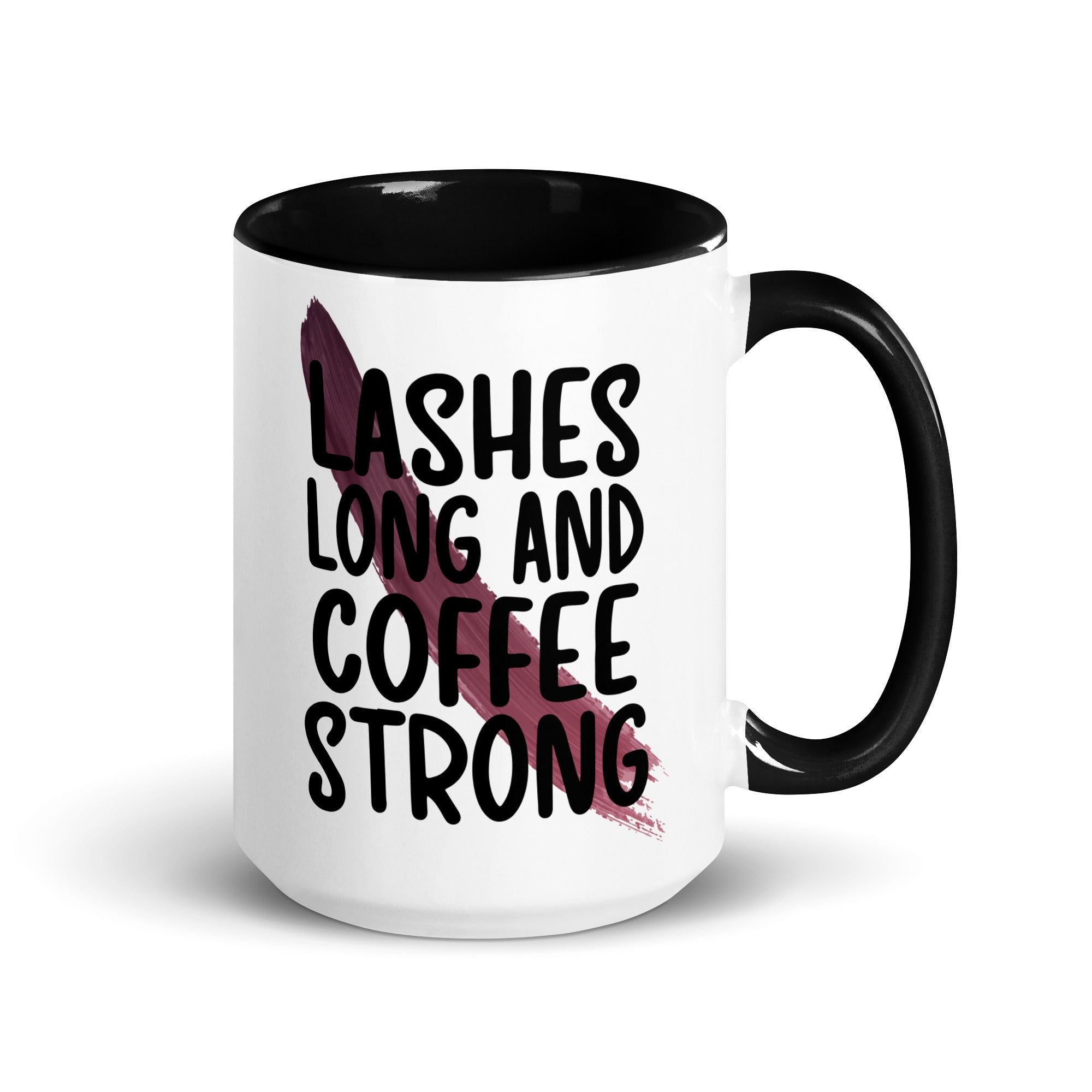 Lashes Long and Coffee Strong Mug-Phoenix Styles