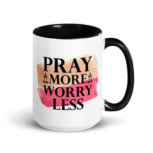 Pray More Worry Less Mug-Phoenix Styles