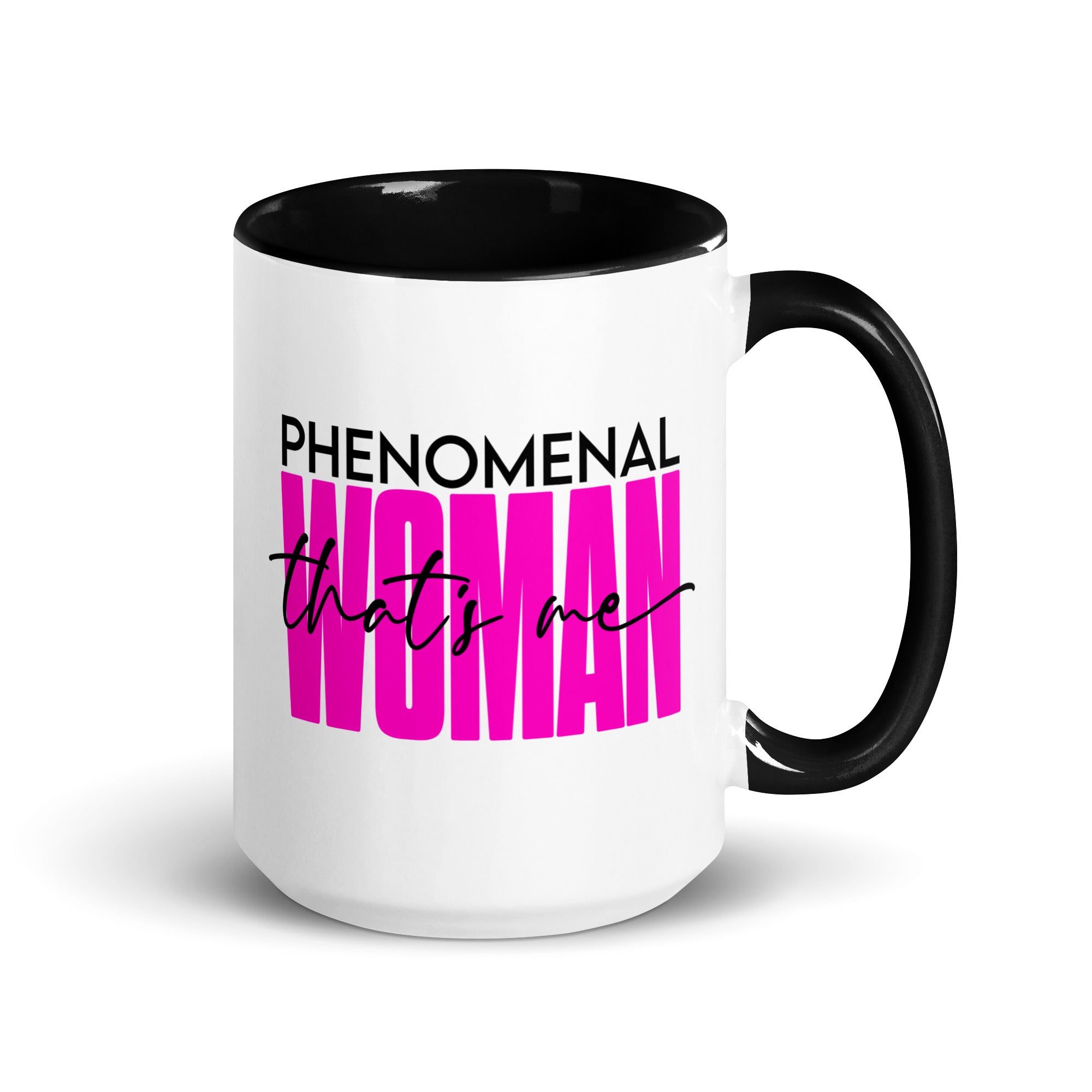 Phenomenal Woman Mug with Color Inside-Phoenix Styles