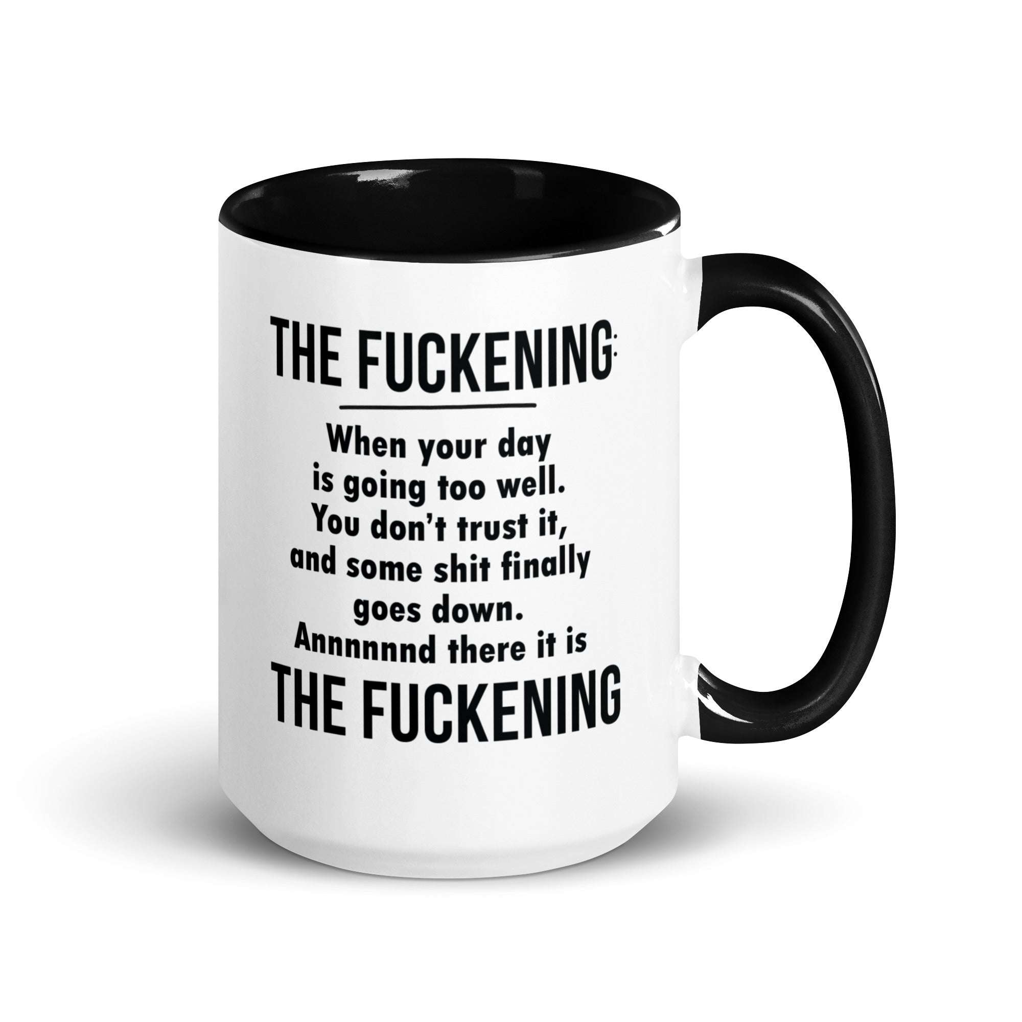 FUCKENING Mug with Color Inside-Phoenix Styles