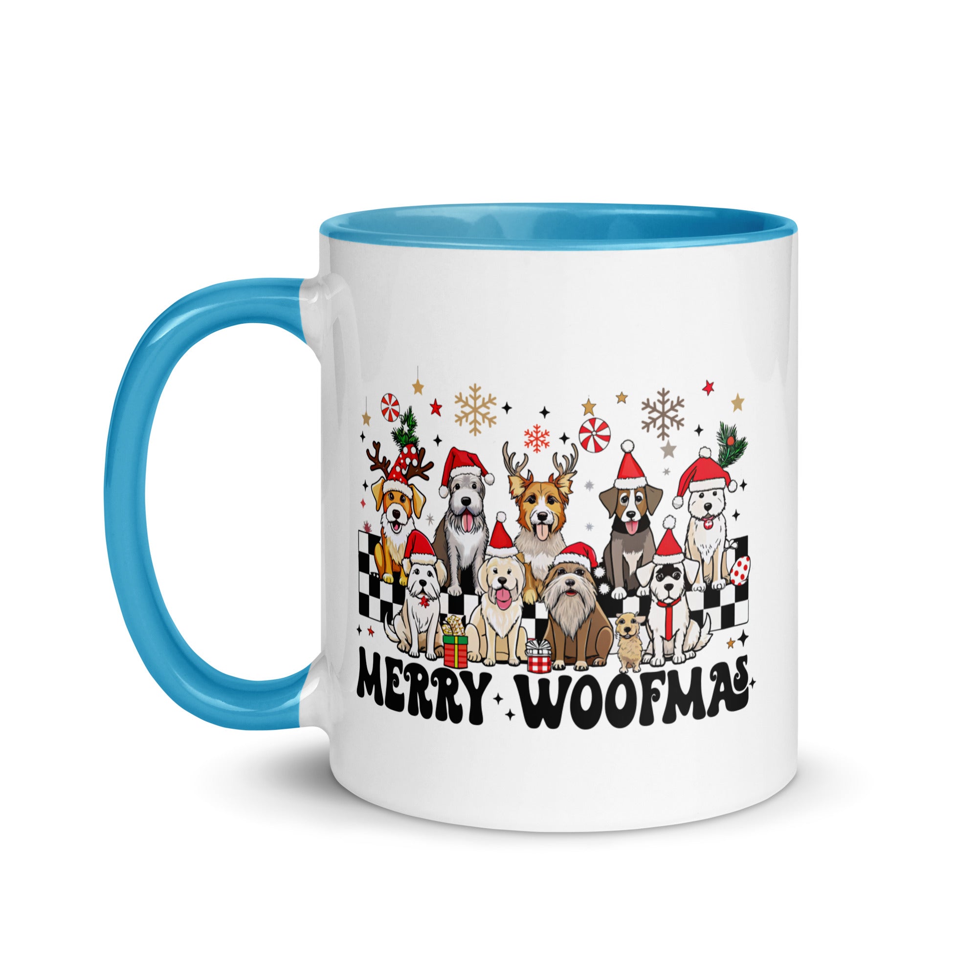 Merry Woofmas Mug with Color Inside-Phoenix Styles