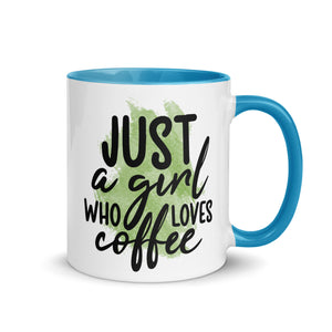 Just A Girl Who Loves Coffee Mug-Phoenix Styles